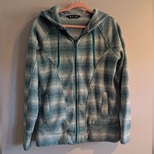 Under Armour Women's Blue and Gray Jacket Size XL